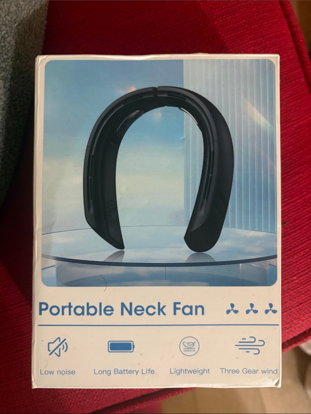 Portable Neck Fan -pink usb new
